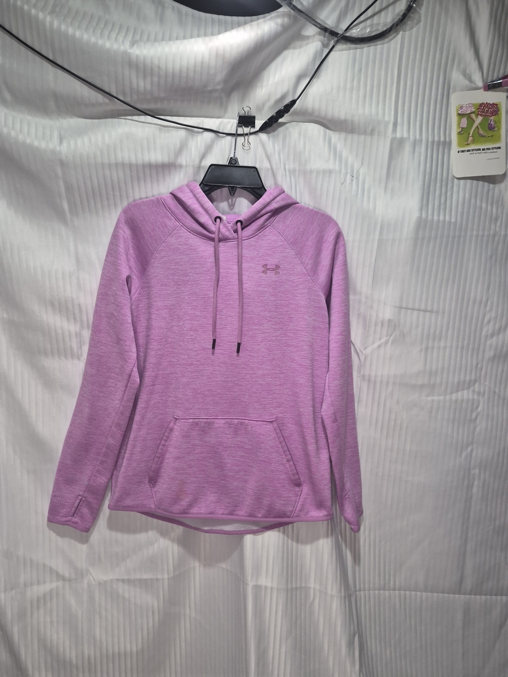 Under Armour Women's Pink Hoodie Pullover Size Small
